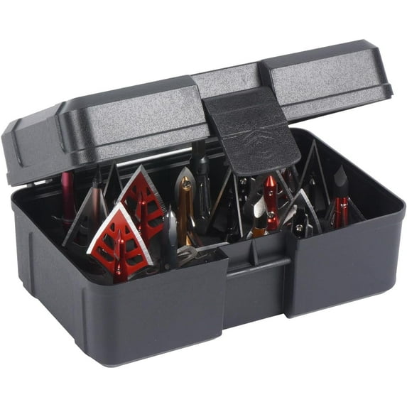 Smarkey Archery Broadhead Box Storage Case Arrow Head Tip Organizer Case Holder, 18 Slots
