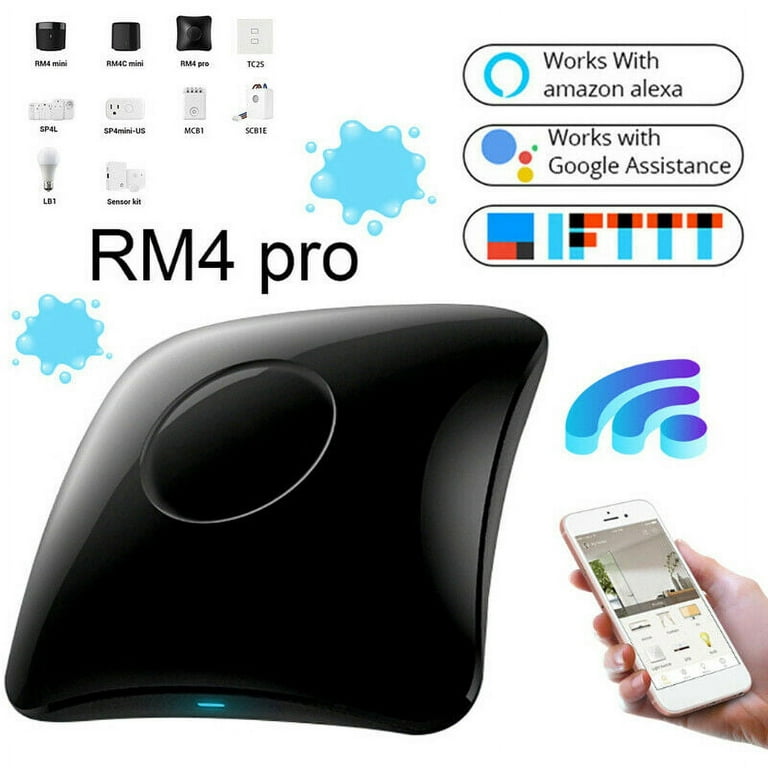 Broadlink RM4 Pro Wifi Smart Home Automation Universal Remote Controller  Wifi+IR+RF Switch App Control Timer
