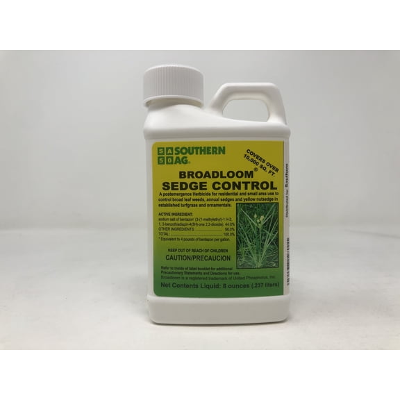 Broadloom Sedge Control - Kills Broadleaf Weeds & Sedge - 8 fl oz Bottle by Southern Ag