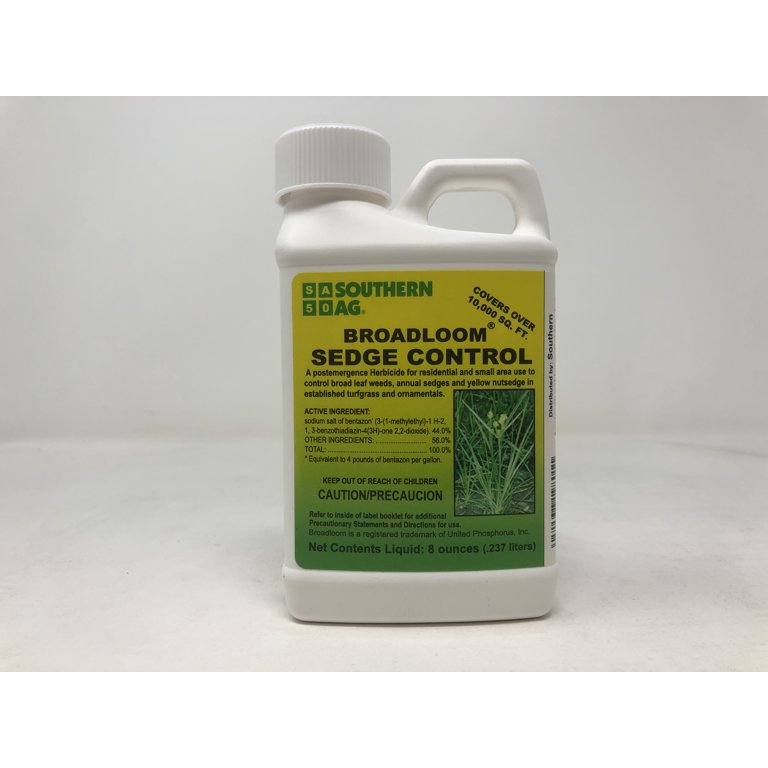 Broadloom Sedge Control - Kills Broadleaf Weeds & Sedge - 8 fl oz Bottle by  Southern Ag
