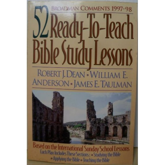 Pre-Owned Broadman Comments, 1997-98: 52 Ready-To-Teach Bible Study Lessons (Paperback) 0805417486 9780805417487