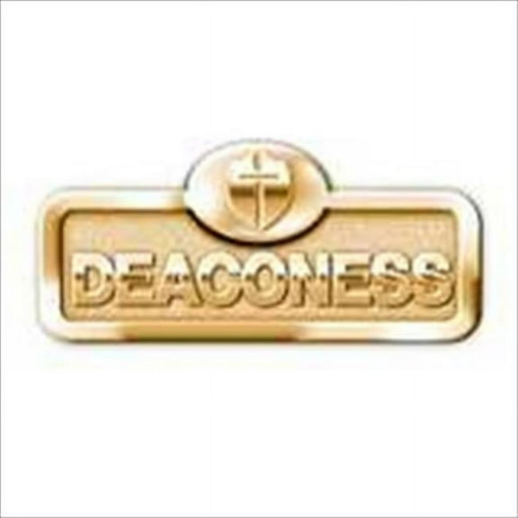 Broadman Holman 466130 Badge Deaconess With Cross Magnetic Brass