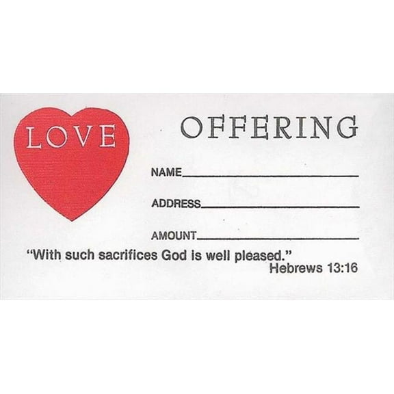 Broadman Holman 46757X Offering Env Love Offering