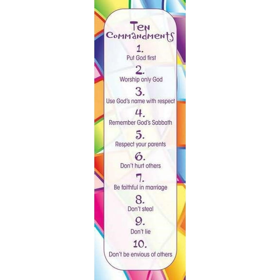 Broadman Holman 675485 Bookmark Kids 10 Commandments