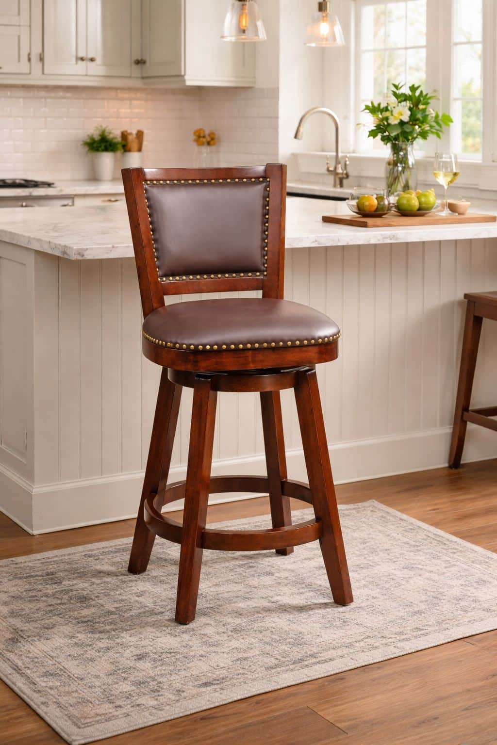 Broadmoor Swivel Counter Stool - Cherry