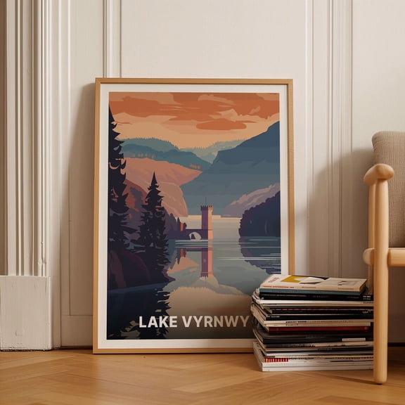 Broads National Park Norfolk Suffolk Windmill Wall Art 3, Unframed Paper Poster 8x10in