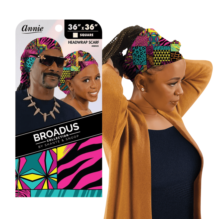 Broadus Collection Scarf by Shante & Snoop Dogg 36 x 36 Silk