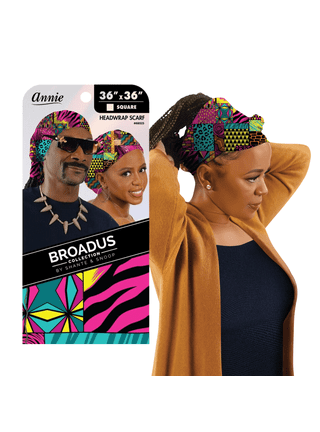 ANNIE Broadus Collection Headwrap Scarf (36inch x 36inch) ANNIE Broadus Collection Headwrap Scarf (36inch x 36inch)