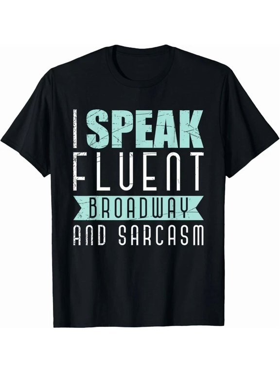 Broadway Actor Theater Stage Graphic Design Casual T-Shirt