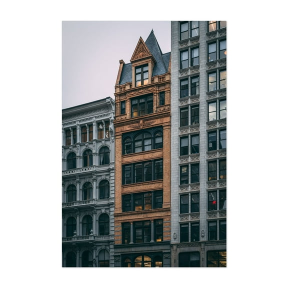 Broadway Architectural - Manhattan New York Photography Architecture City Vintage Art Deco Street Photography Unframed Wall Art Print 4 x 6 inches