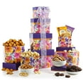 thumbnail image 1 of Broadway Basketeers 4 Box Chocolate Food Gift Basket Tower Snack Gifts for Women, Men, Families, College – Delivery for Birthday, Appreciation, Thank You, Get Well Soon Care Package, 1 of 8