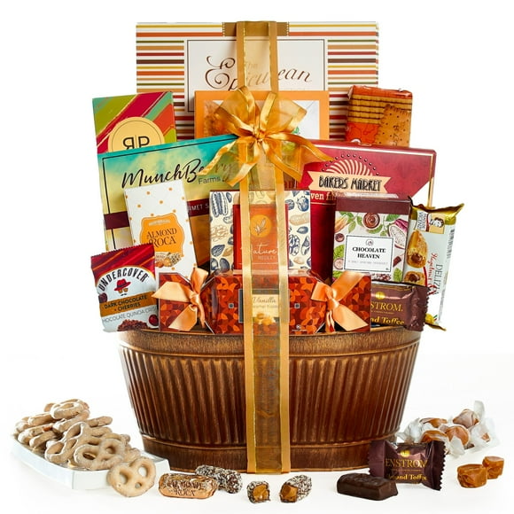 Broadway Basketeers Chocolate Gift Basket Snack Gifts for Women, Men, Families, College, Appreciation, Thank You, Birthday, Corporate, Get Well Soon, Sympathy Care Package