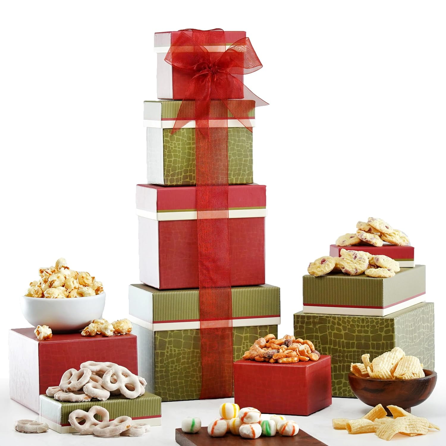 Gourmet Food Gift Basket Tower Snack Gifts for Women, Men, Families, College  Appreciation, Thank You, Congratulations, Corporate, Get Well Soon Care Package