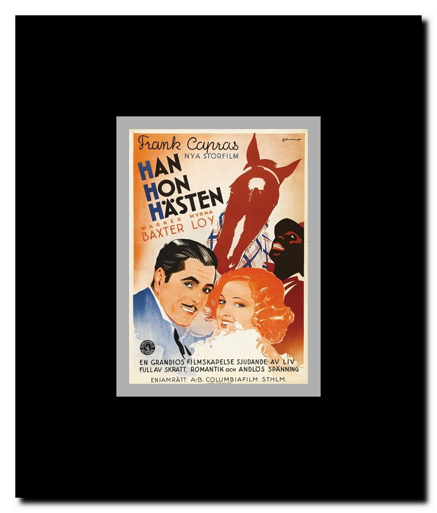 Broadway Bill Framed Movie Poster