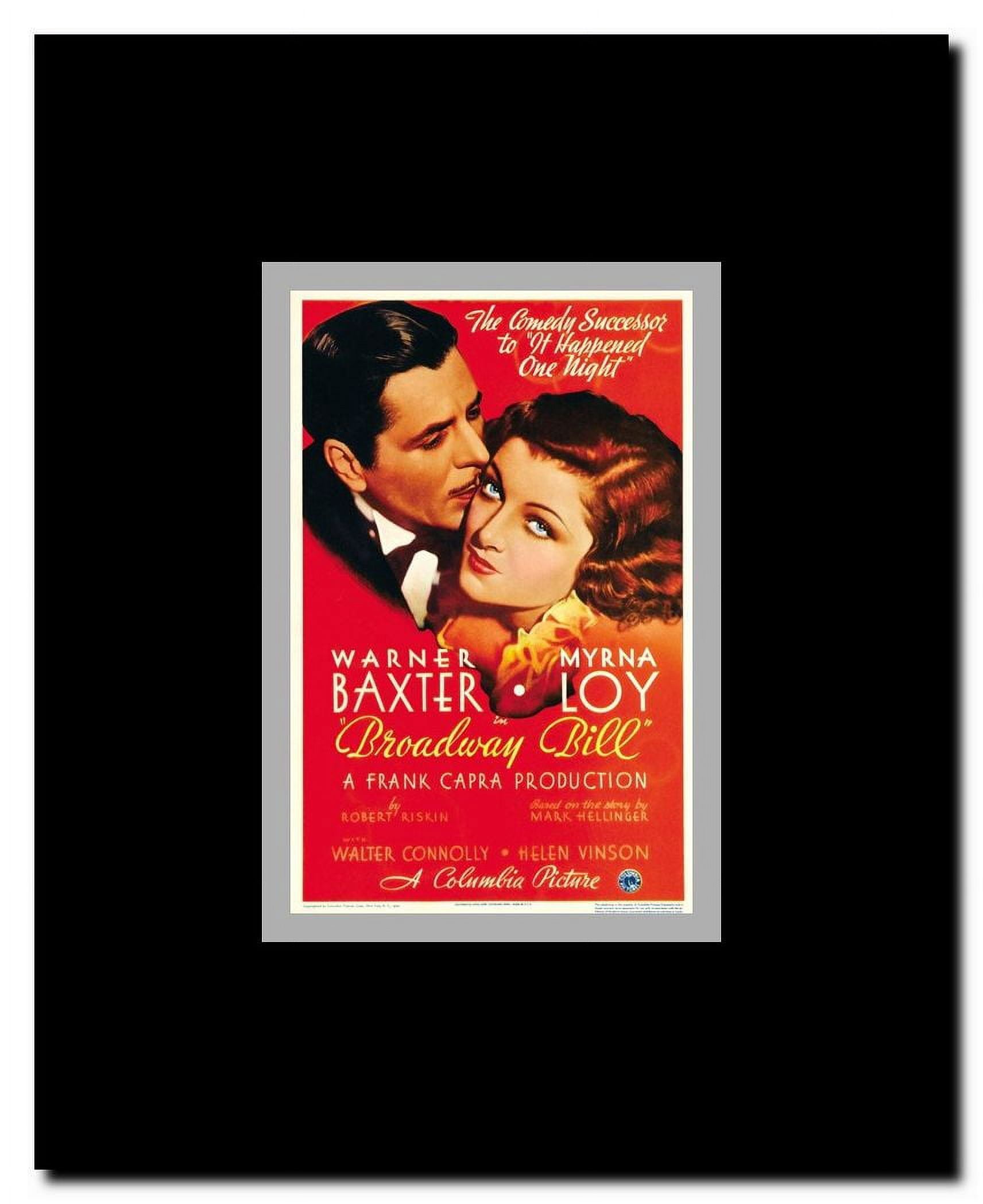 Broadway Bill Framed Movie Poster
