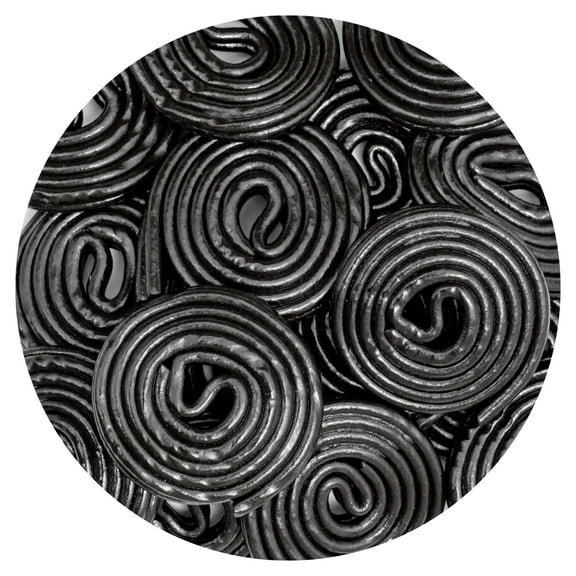 Broadway Black Licorice Wheels Candy, 8 Ounce Bag, Licorice Wheels Candy