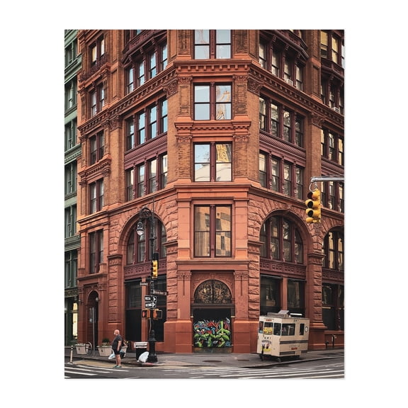 Broadway & Bleecker - Manhattan New York Photography Architecture Street Photography City Graffiti Vintage Cityscape Unframed Wall Art Print 6 x 8 inches