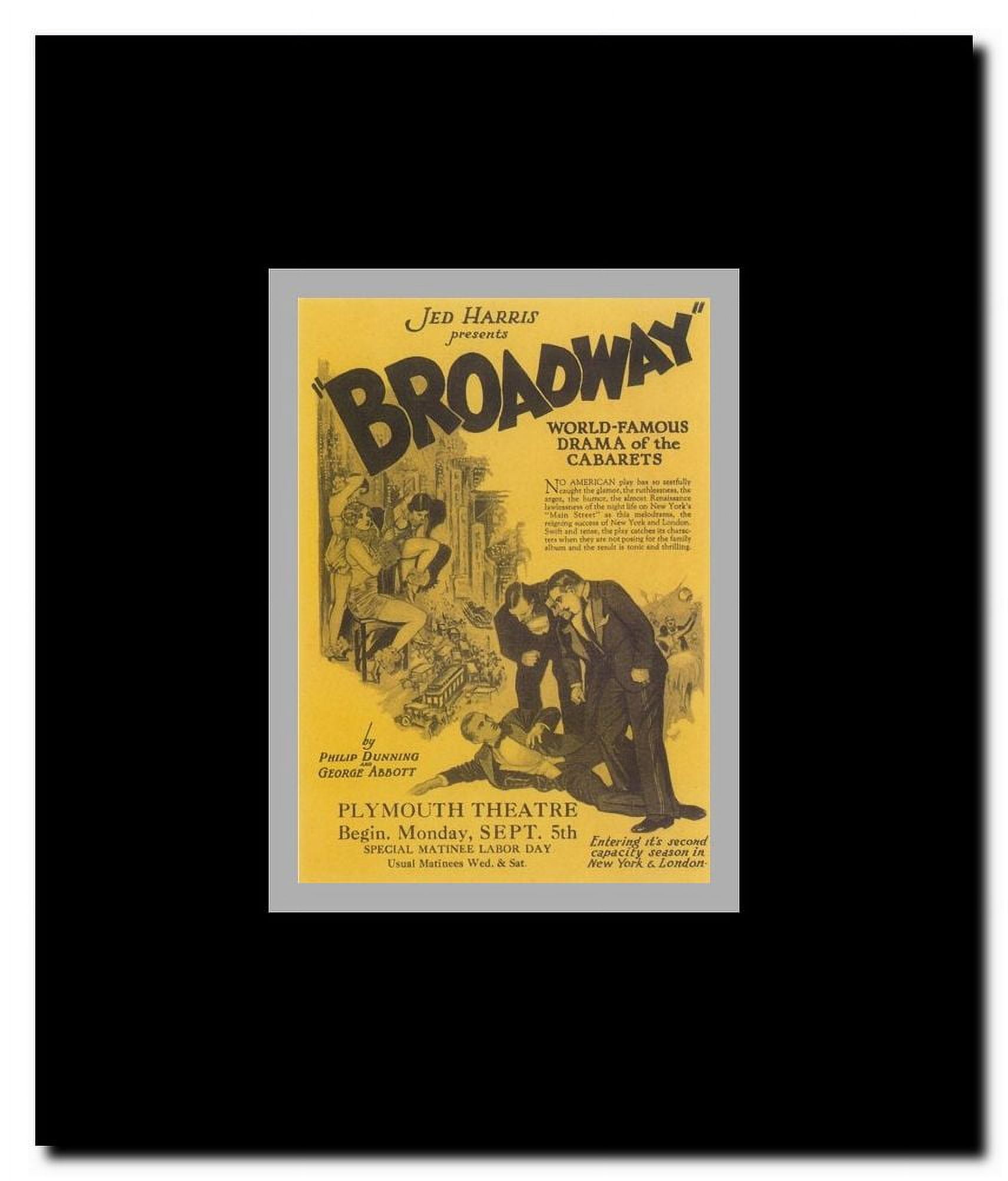 Broadway (Broadway) Framed Movie Poster