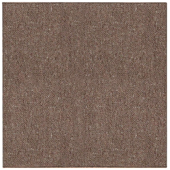 Broadway Collection Pet Friendly Indoor Outdoor Area Rug Brown - 3' Square