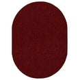 thumbnail image 1 of Broadway Collection Pet Friendly Indoor Outdoor Area Rug Red - 10' x 12' Oval, 1 of 5