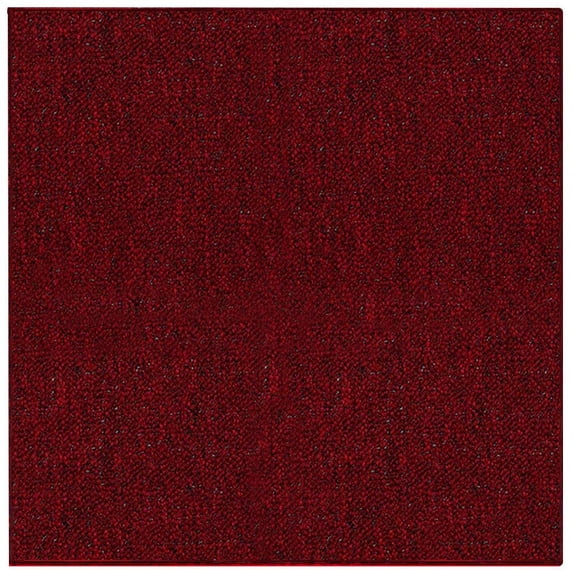 Broadway Collection Pet Friendly Indoor Outdoor Area Rug Red - 6' Square