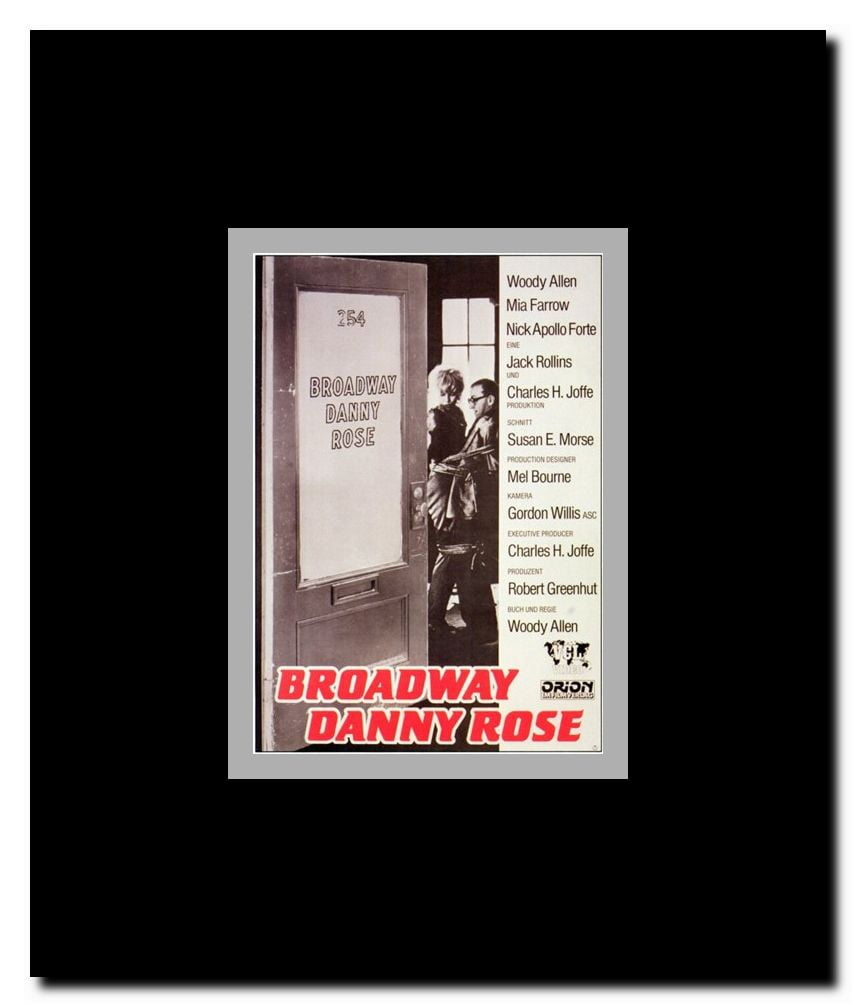 Broadway Danny Rose Framed Movie Poster