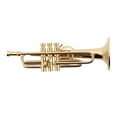 thumbnail image 1 of Broadway Gifts Co Miniature Gold Magnet Decorative 2.5'' L Trumpet, 1 of 4