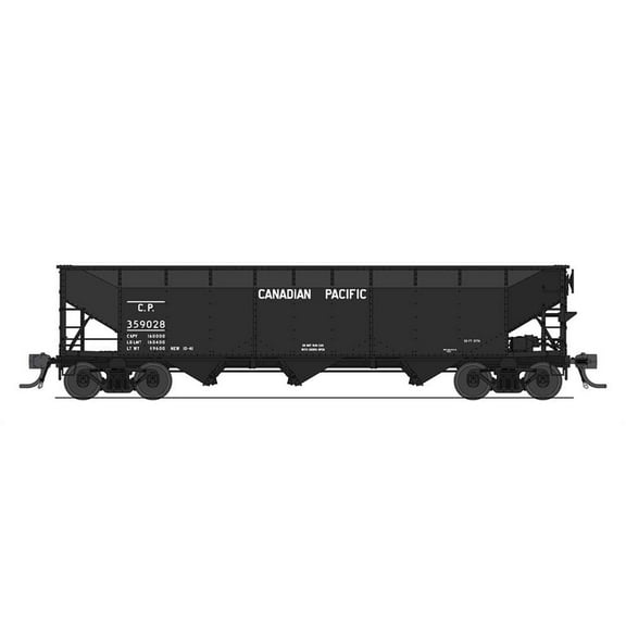 Broadway Limited Imports HO AAR 70-ton Triple Hopper CP 4-PACK BLI8109 HO Rolling Stock