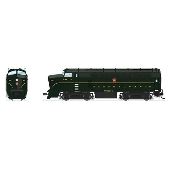 Broadway Limited Imports HO BF-16 Sharknose A PRR 2002A Single Stripe Paragon4 Sound/DC/DCC BLI7693 HO Locomotives