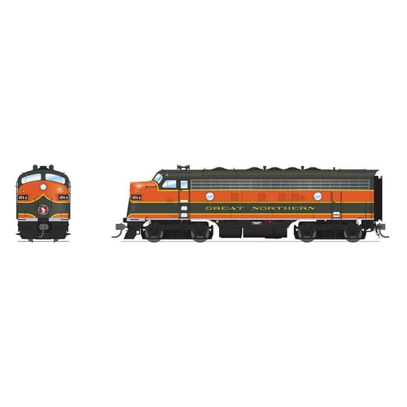 Broadway Limited Imports HO EMD F7A GN 454D As-Delivered Empire No-Sound BLI8308 HO Locomotives