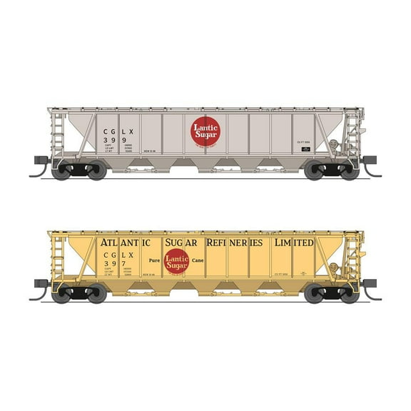 Broadway Limited Imports N H32 Covered Hopper 2-pack BLI7264 N Rolling Stock