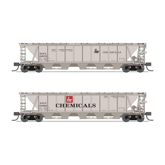 Broadway Limited Imports N H32 Covered Hopper 2-pack BLI7265 N Rolling Stock