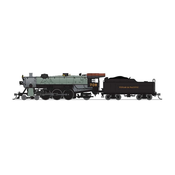Broadway Limited Imports N Light Pacific 4-6-2 T&P 713 Gray Boiler Prgn4 BLI8011 N Locomotives