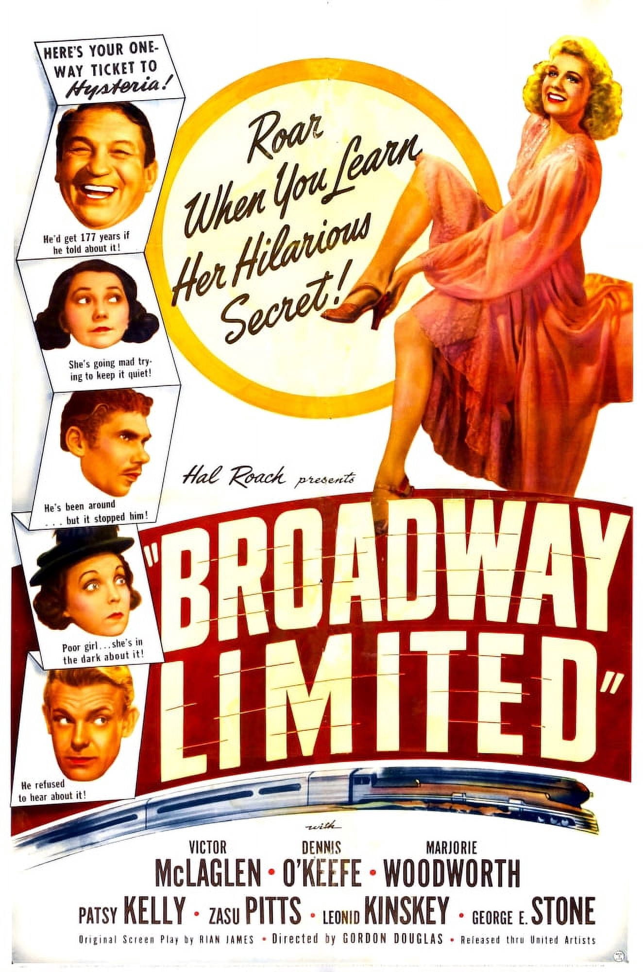Broadway Limited U Canvas Art - (24 x 36)