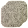 thumbnail image 1 of Broadway Memory Foam No Slip Back 16 x 16 Chair Pad Cushion 2 Pack - Cream-Chocolate, 1 of 7