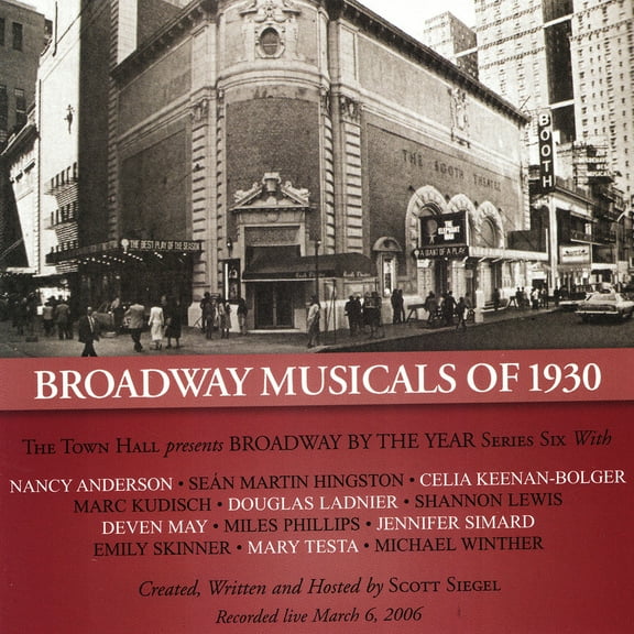 Broadway Musicals of 1930 / O.B.C. - Broadway Musicals Of 1930 (With Emily Skinner/Celia Keenan/Bolger/Marc Kudisch) - Music & Performance - CD
