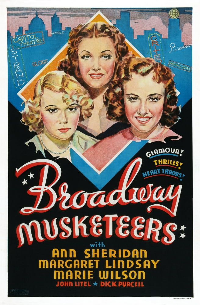 Broadway Musketeers U Canvas Art - (24 x 36)