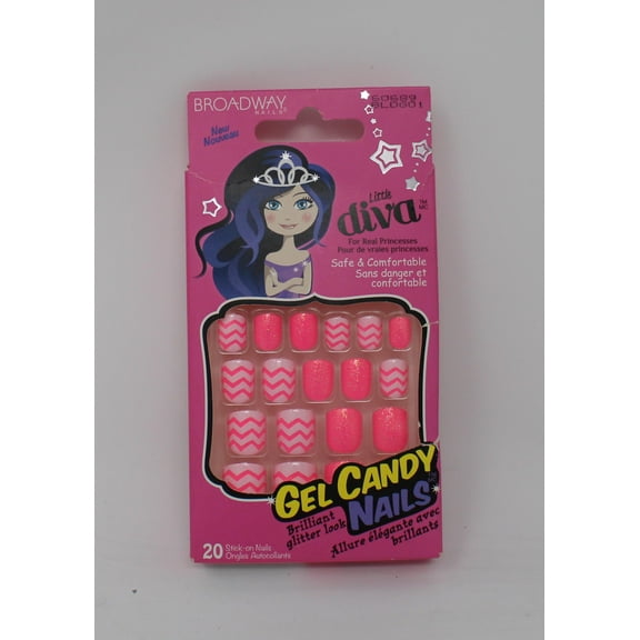 BROADWAY Little Diva 20 Gel Candy Nails