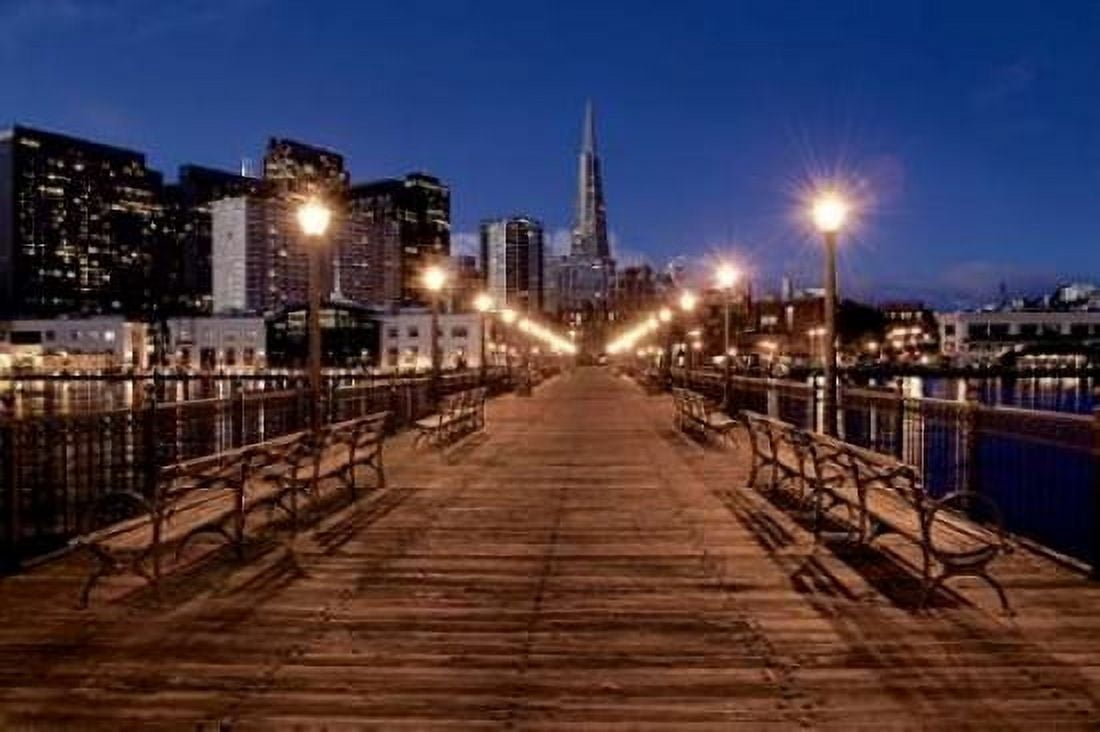 Broadway Pier - 21 Canvas Art - Alan Blaustein (24 x 36)