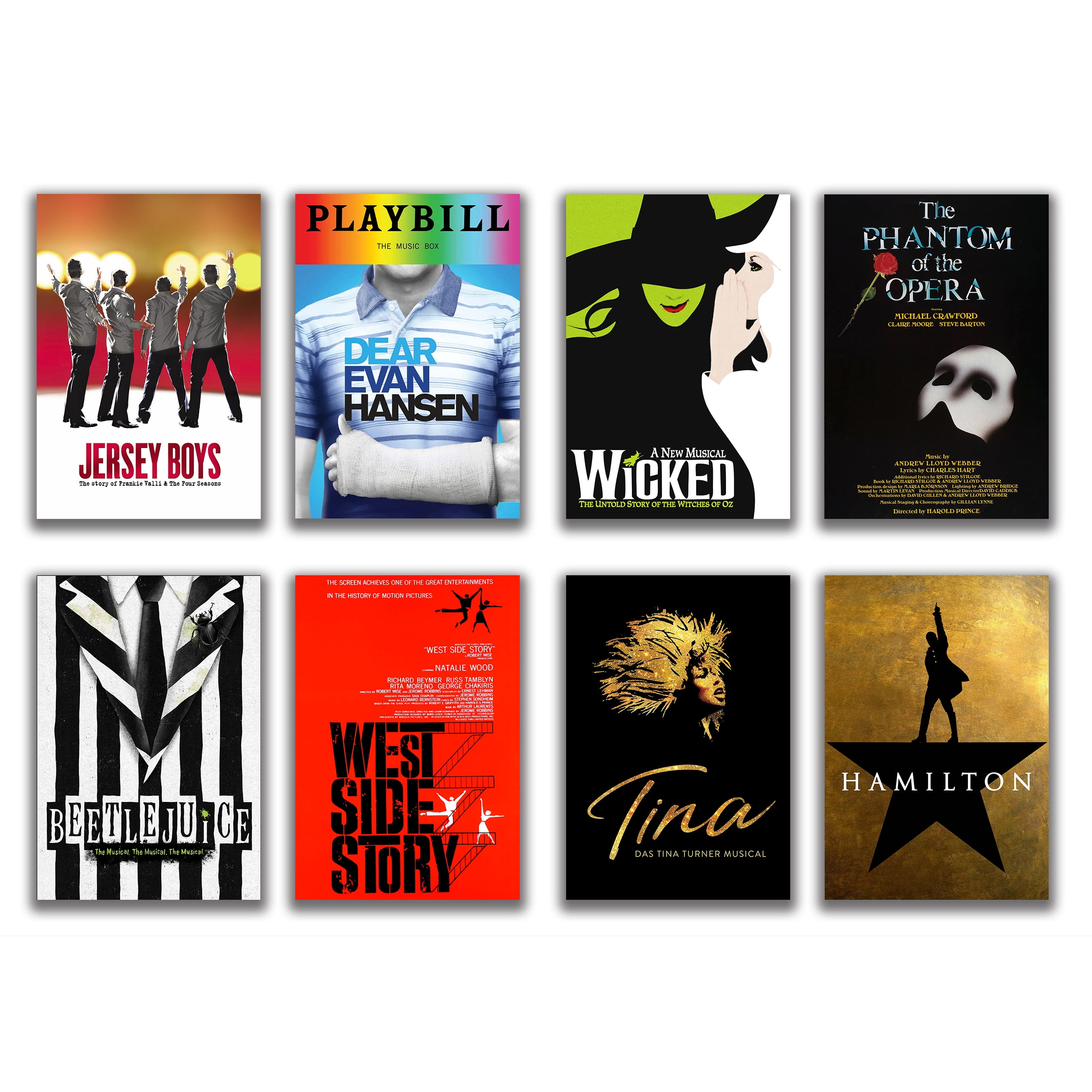 Posterazzi DPI1860693LARGE Main - Broadway Posters 8PCS Musical Poster Theater Prints Classic Show Wall Art For Class Theater Room Decor 11 5 X 16 5 592d0cce 9907 439d 82bd 36c2b39c80cd.6838fda59a8b05eba2a07fb5a056bea6 