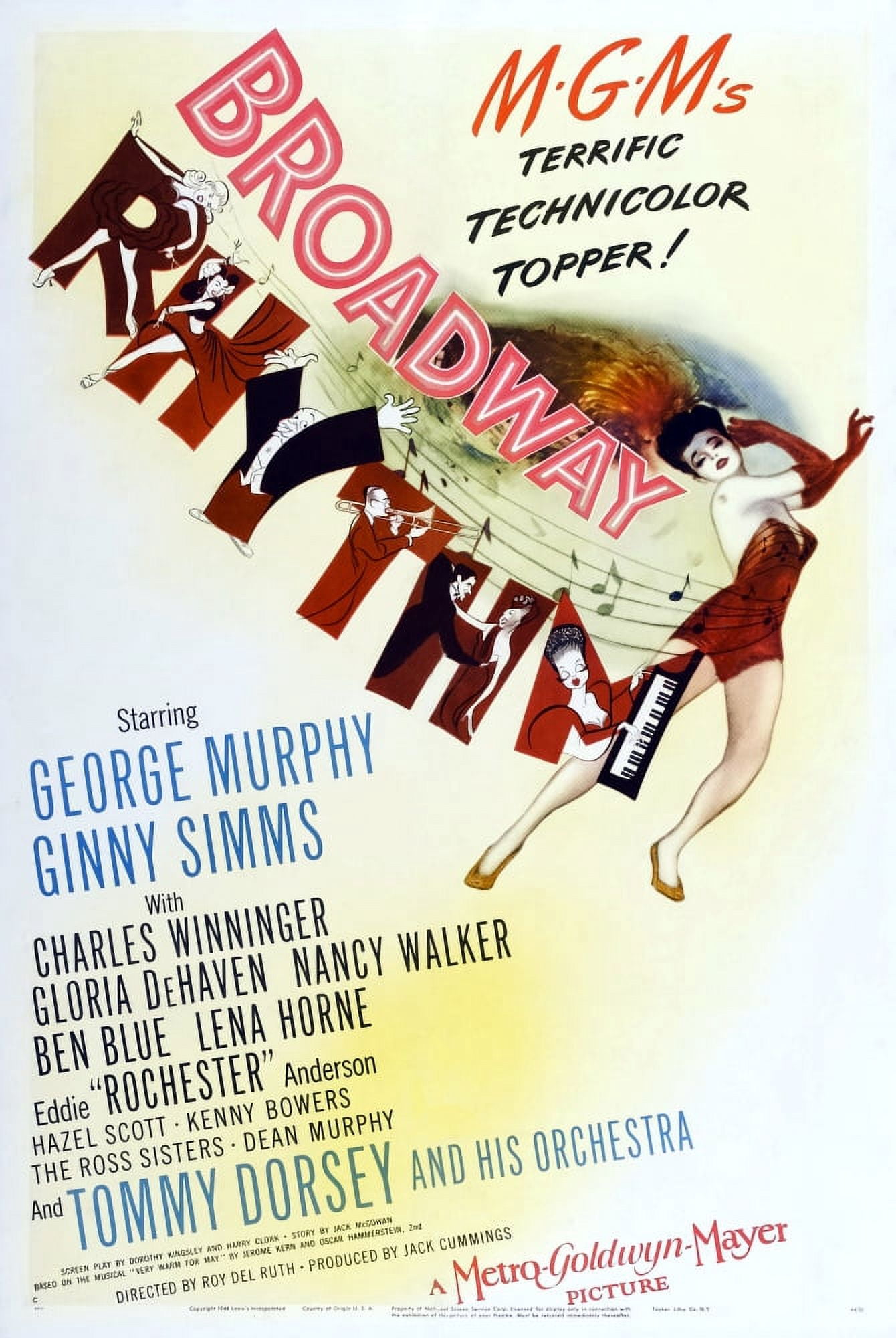 Broadway Rhythm U Canvas Art -  (11 x 17)