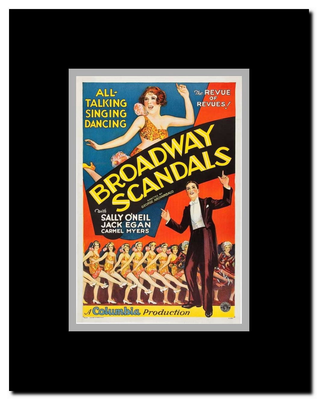 Broadway Scandals Framed Movie Poster