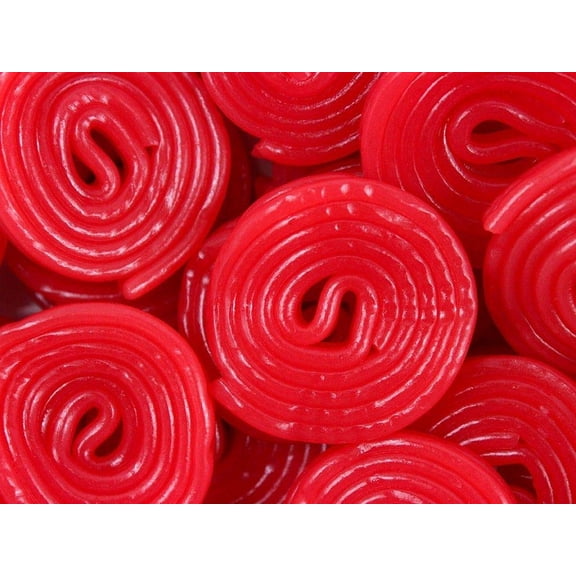 Broadway Strawberry Red Licorice Pinwheels - 1 Pound