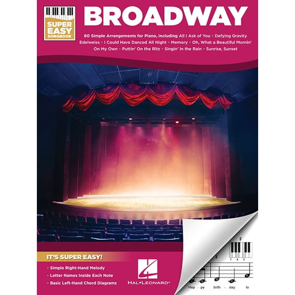 Broadway - Super Easy Songbook, (Paperback)