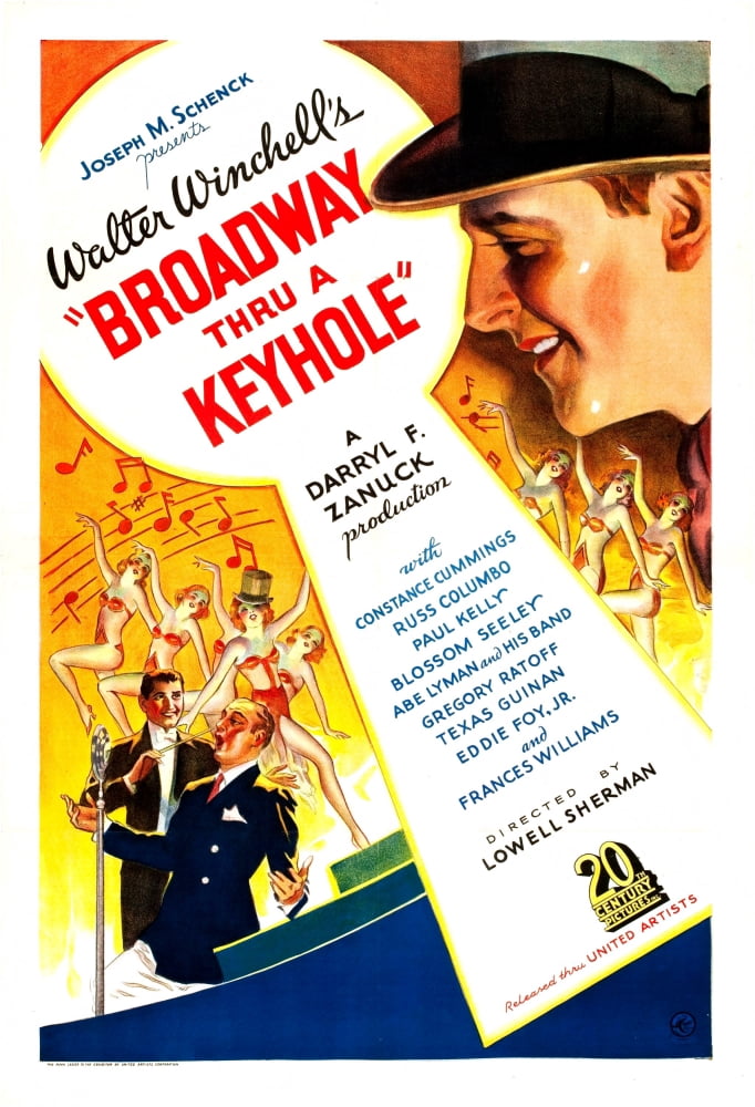 Broadway Thru A Keyhole U Canvas Art - (24 x 36)