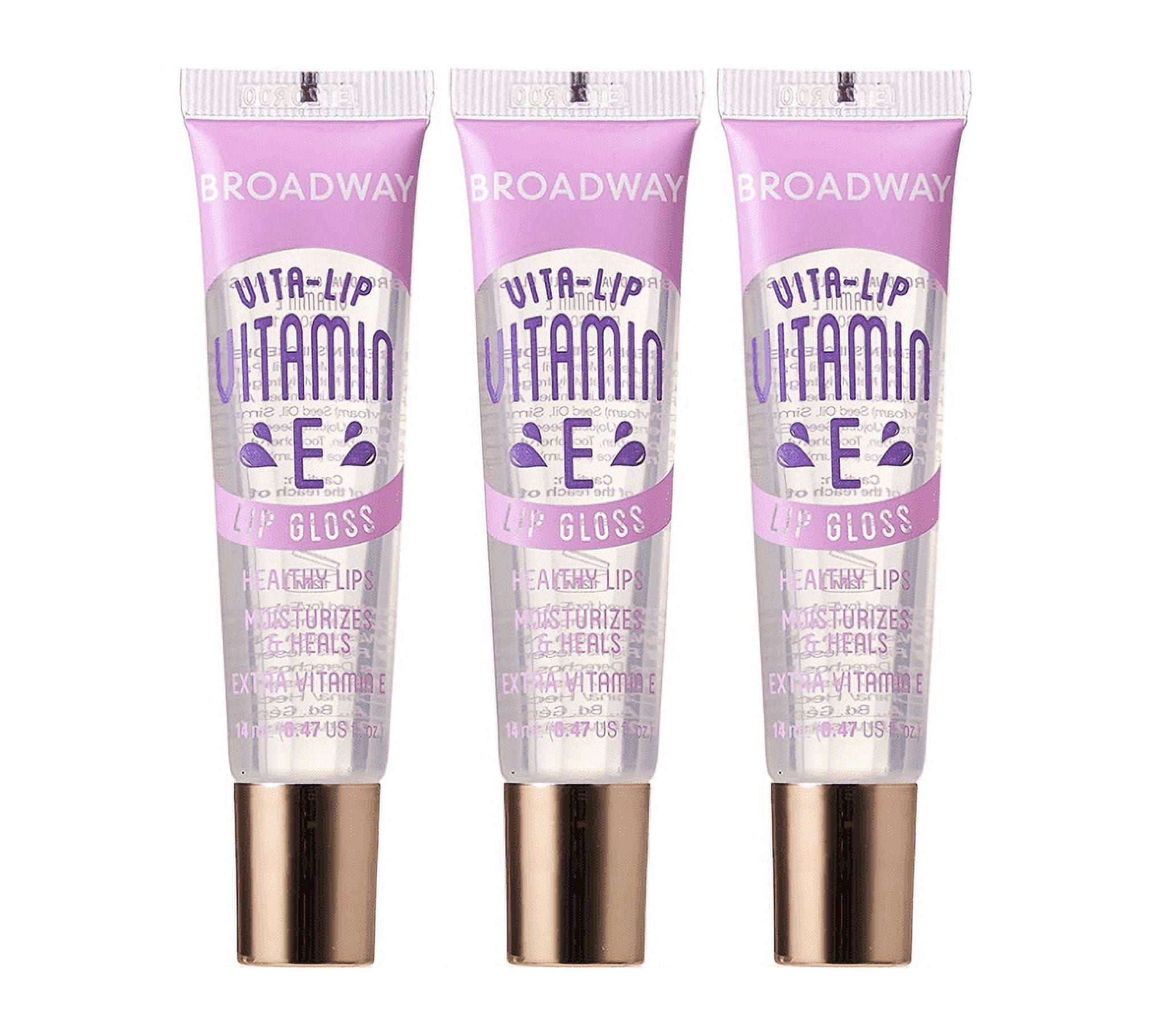 Broadway Vita Lip Gloss 3 Piece (Vitamin E)
