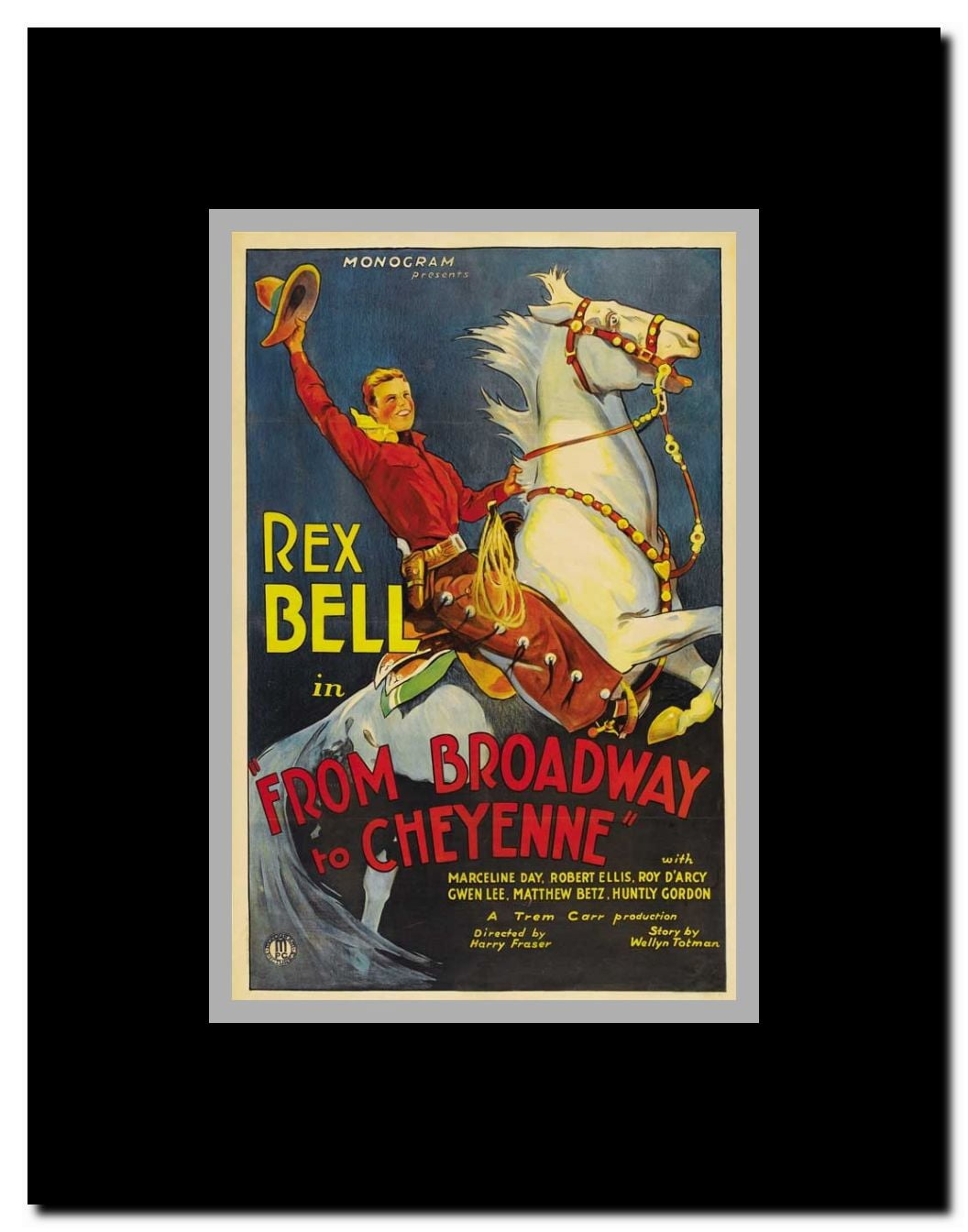 Broadway to Cheyenne Framed Movie Poster