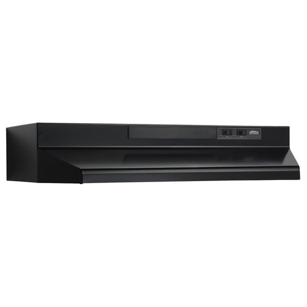 Broan Black 30-Inch Convertible Under Cabinet Range Hood