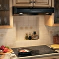 thumbnail image 1 of Allure II (QS2) Series 30 In. 4-Way Convertible Under Cabinet Range Hood - Black, 1 of 2