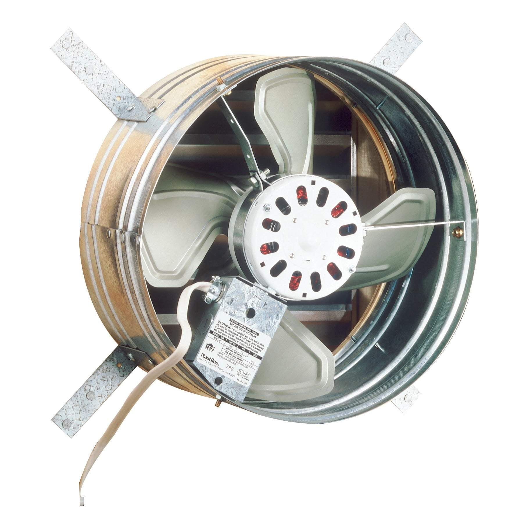 Broan 353 1140 CFM Gable Mount Powered Attic Ventilator - Walmart.com